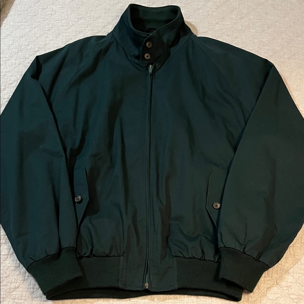 Nordstrom Harrington / Barracuda Style Deep Green Jacket